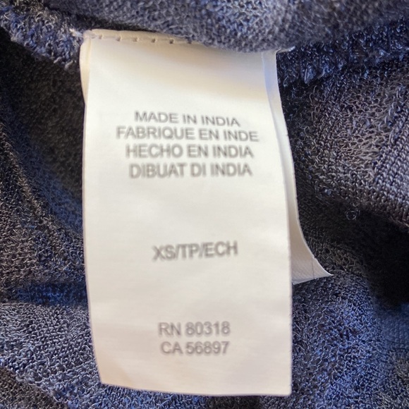 Lucky Brand Blue Lace Peasant Top Size XS - Picture 11 of 16